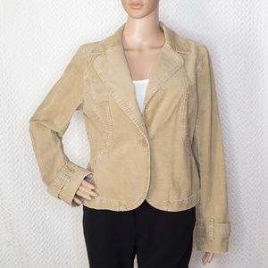 LOFT Beige Tailored Blazer